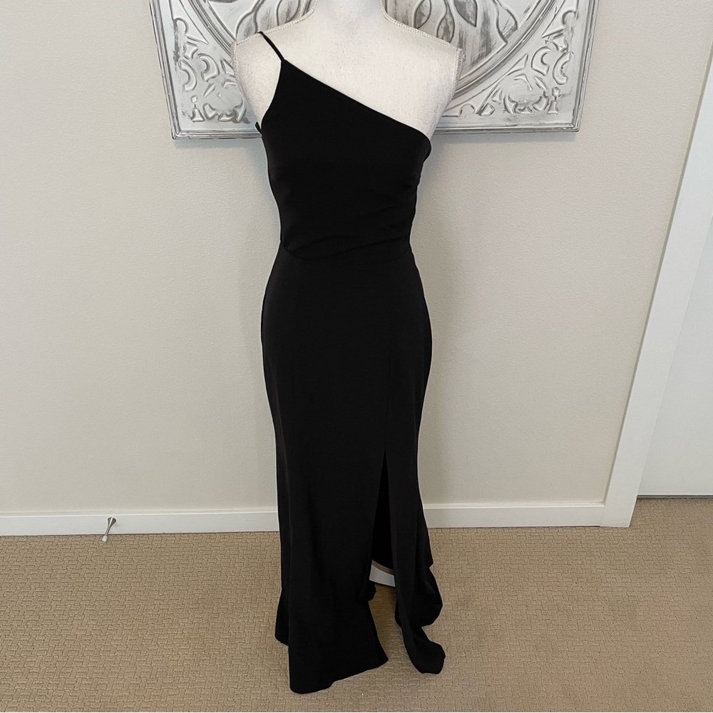 AMSALE Sloan Black Gown, Size 2 - Picture 6 of 13